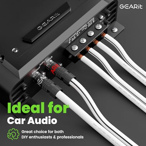 GearIT 16AWG Speaker Wire, GearIT Pro Series 16 Gauge Speaker Wire Cable (500 Feet / 152.4 Meters) Great Use for Home Theater Speakers and Car Speakers, White - Image 4