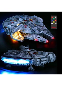 BRIKSMAX BRIKSMAX Led Lighting Kit for Millennium Falcon - Compatible with Lego 75257 Building Blocks Model - Upgraded Version with Remote Control - Not Include The Lego Set  - Image 1