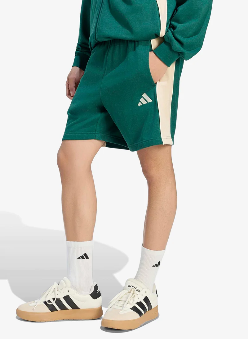 Adidas Seasonal Essential Colourblock Fleece Shorts