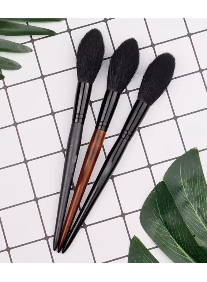 جلوسكي المهنية شعر الماعز الوجه ماكياج أبرز مزيج فرشاة مقبض طويل الاحمراء فرشاة غطاء الفرشاة الجمال أدوات ماكياج - Image 2