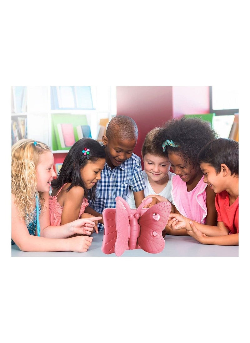 iPad 9th 8th 7th Generation Case Kids Girls Boys , Cute Butterfly Shockproof EVA Foam Super Protection Stand Cover for iPad 2021 2020 2019 10.2" and iPad Air 3 Pro 10.5" - Image 4