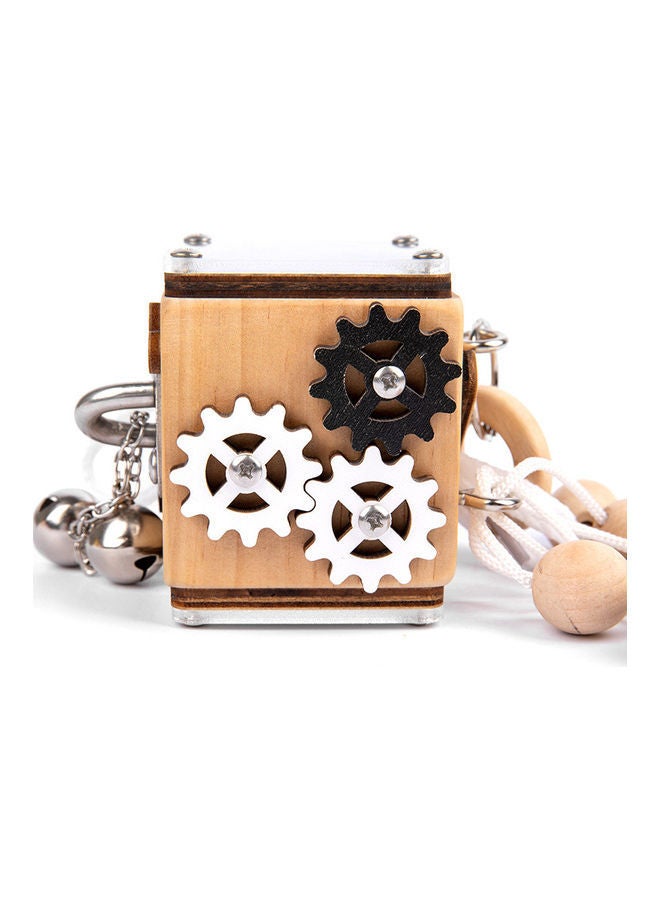 NIBEMINENT Multifunctional Six Sided Busy Block Toy for Kids 6x6x6cm - Image 2