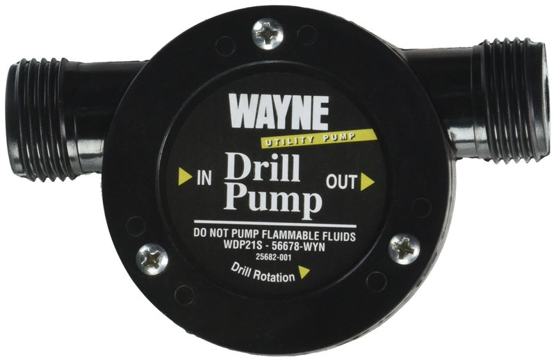 WAYNE WDP21S Light Duty Drill Pump With 34 in Suction Discharge