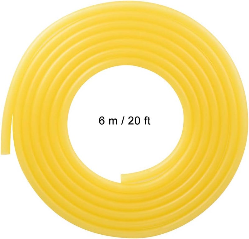 stonylab Rubber Tubing, Pure Latex Amber Tubing Natural Rubber Tube with 9/16 inch OD 2/5 inch ID Highly Elastic and Strong, 19.6 Feet - Image 5