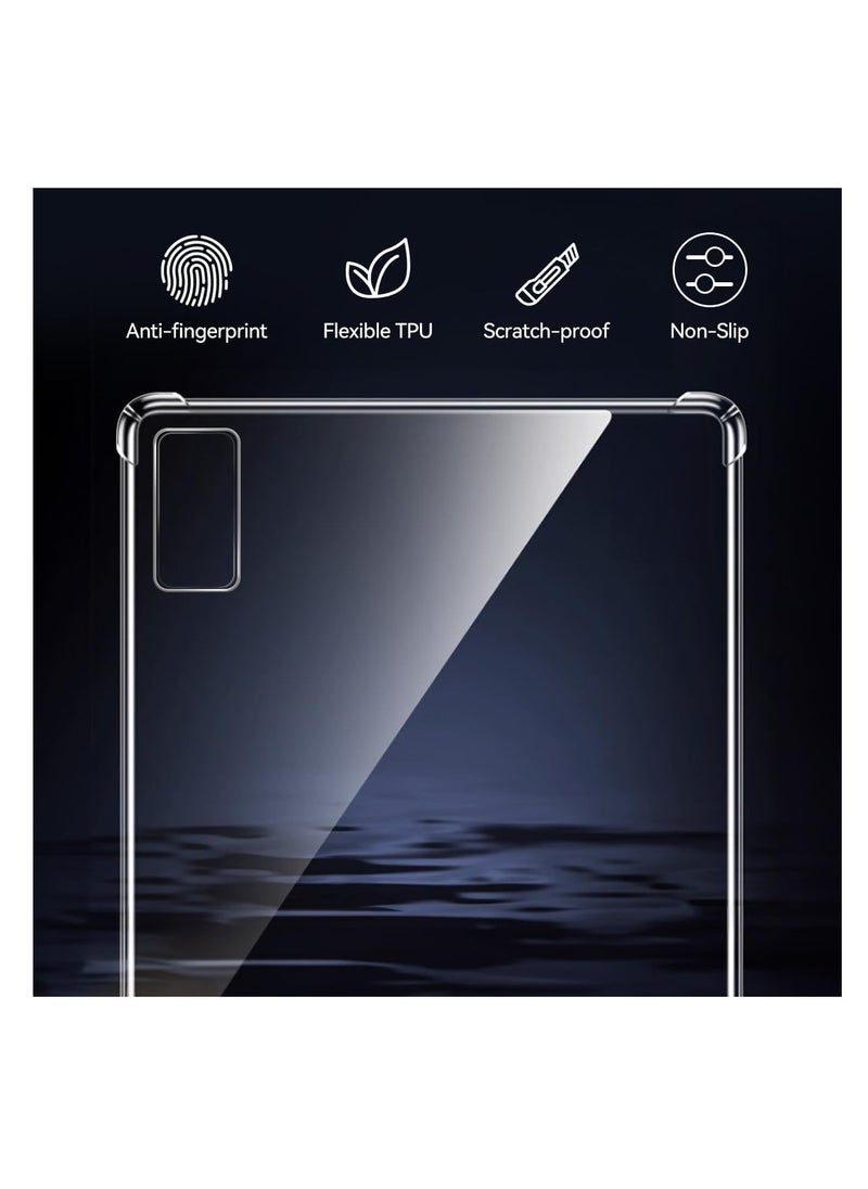 Generic Compatible with Xiaomi Redmi Pad SE 11 Inch Clear Case - 2023 Release, Shockproof, Flexible Cover, Anti-Scratch Transparent TPU Protective Shell for REDMIPAD SE  - Image 3