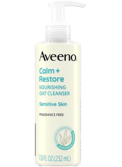 Aveeno Aveeno Calm + Restore Nourishing Oat Cleanser, Fragrance free, 7.8oz (232 mL))  - Image 1