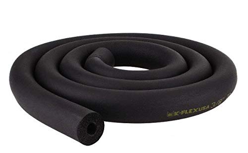 Marshland MARSHLAND 14 ID X 38 THK Foam Heat Insulated Tube for Air Conditioner Ac Pipe Ac Tube Foam Rubber Tube 59 Feet Insulation Pipe Cover 06 mm Inner Diameter X 09 mm Thickness Pack of 5  - Image 1