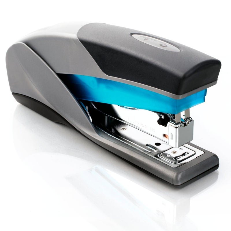 Swingline Stapler, 25 Sheet Capacity, Optima 25, Jam Free, Reduced Effort, Soft Grip, Blue and Gray (66404) - Image 5