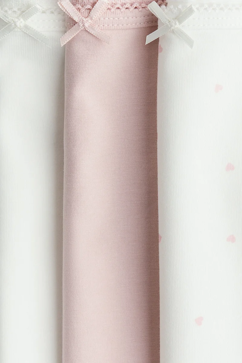 H&M 3-pack jersey strappy tops