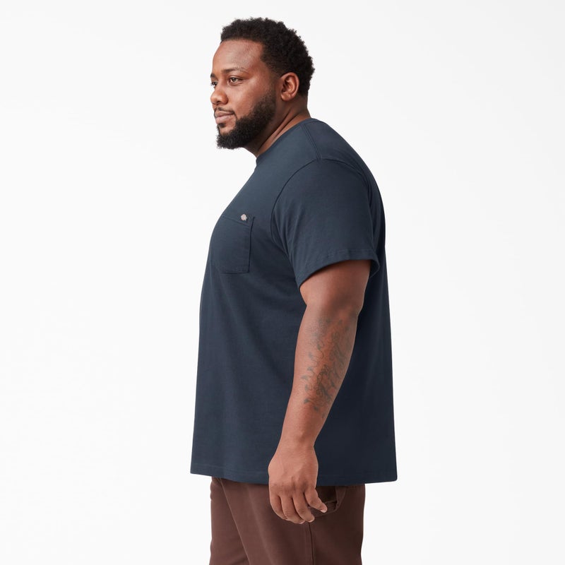 Dickies Men's Short-Sleeve Pocket T-Shirt Dark Navy ,Large- Tall - Image 3