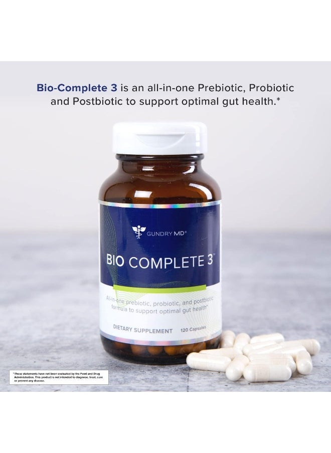 Gundry MD - Bio Complete 3 - Gundry MD - Prebiotic, Probiotic, Postbiotic for Total Gut Health - Image 1
