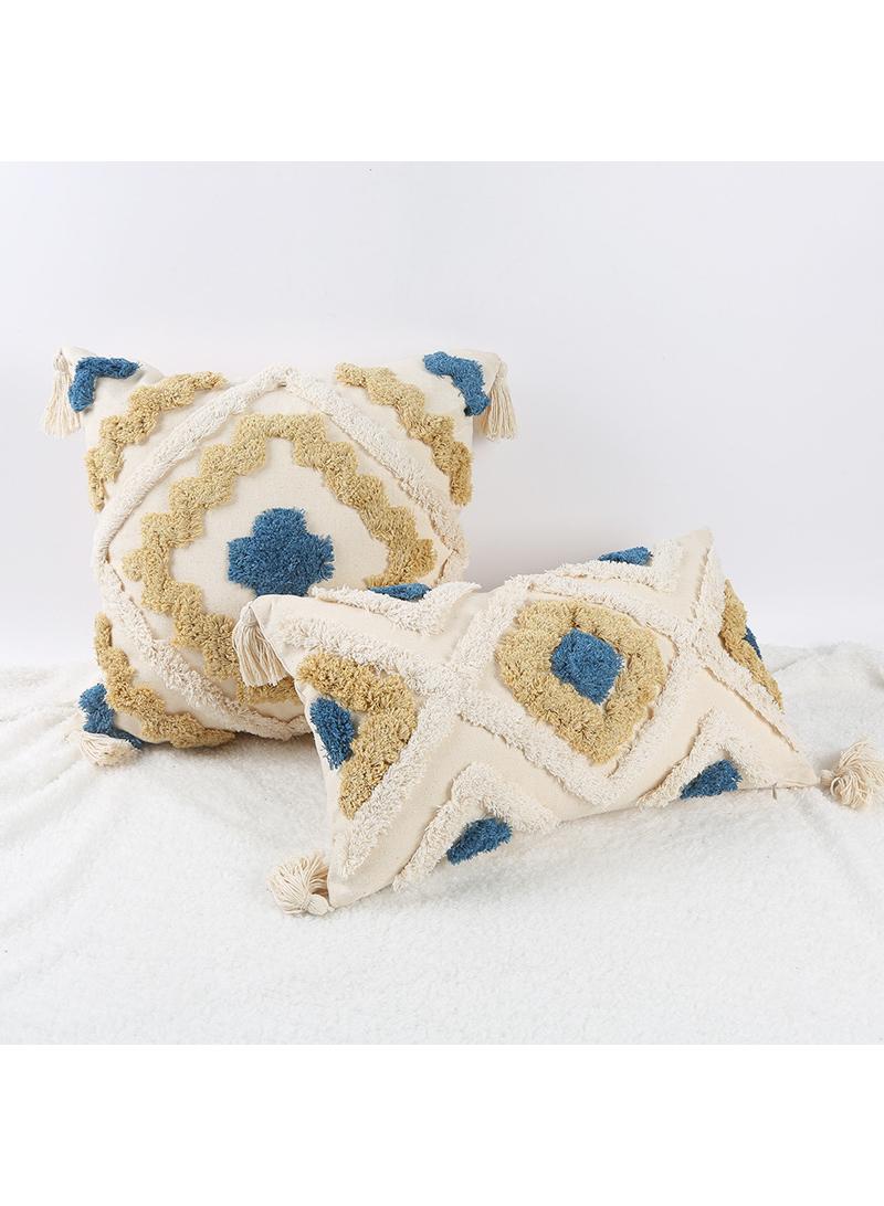 Bluejw Cushion Cover 30x50cm Handcrafted Throw Pillow Cover Boho Decor Cushion Tassel Decorative Pillowcase Woven Throw Tufted for Home Bohemian Decor - Image 5