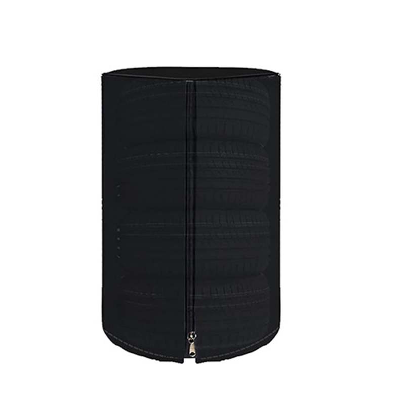 حقيبة تخزين الإطارات 28.74 × 28.74 × 43.31 إنش - غطاء واقي للاطارات مضاد للتغربس - حماية سوداء للاطارات لتخزين إطارات السيارات - Image 1