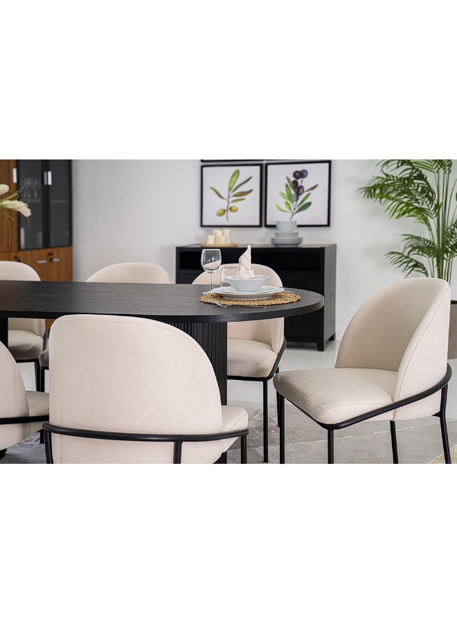 ROYAL FURNITURE Tambour Dining Set 8-Seater  - Image 3