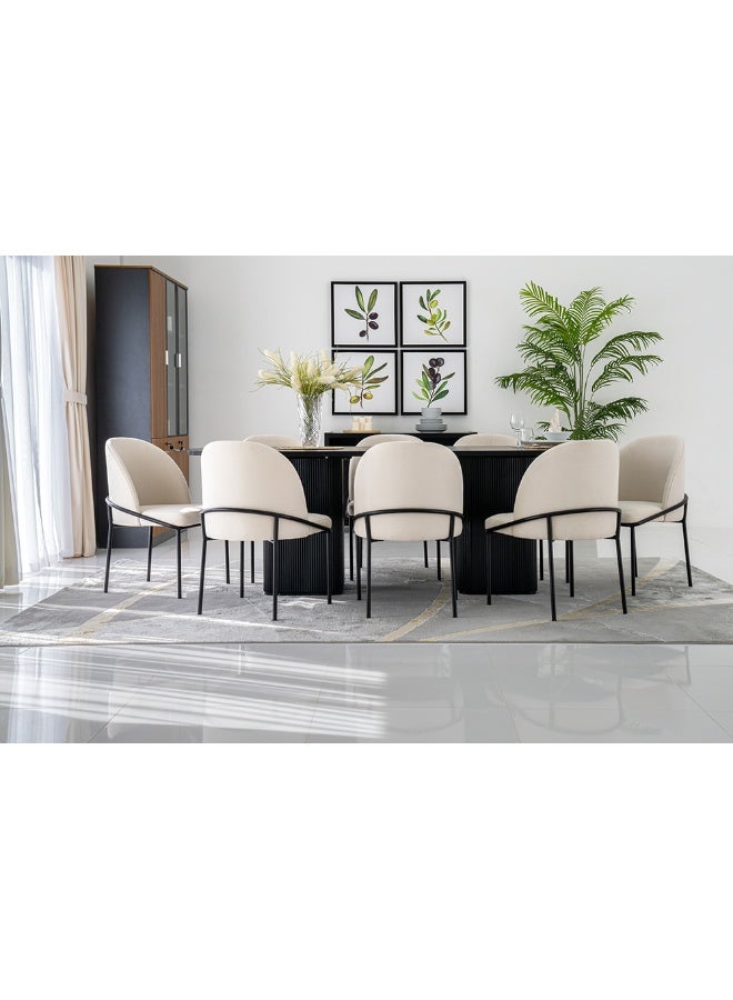 ROYAL FURNITURE Tambour Dining Set 8-Seater  - Image 1