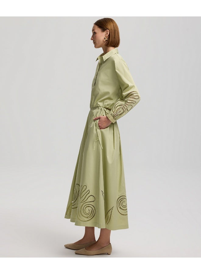 Ipekyol Embroidered Midi Skirt - Image 2