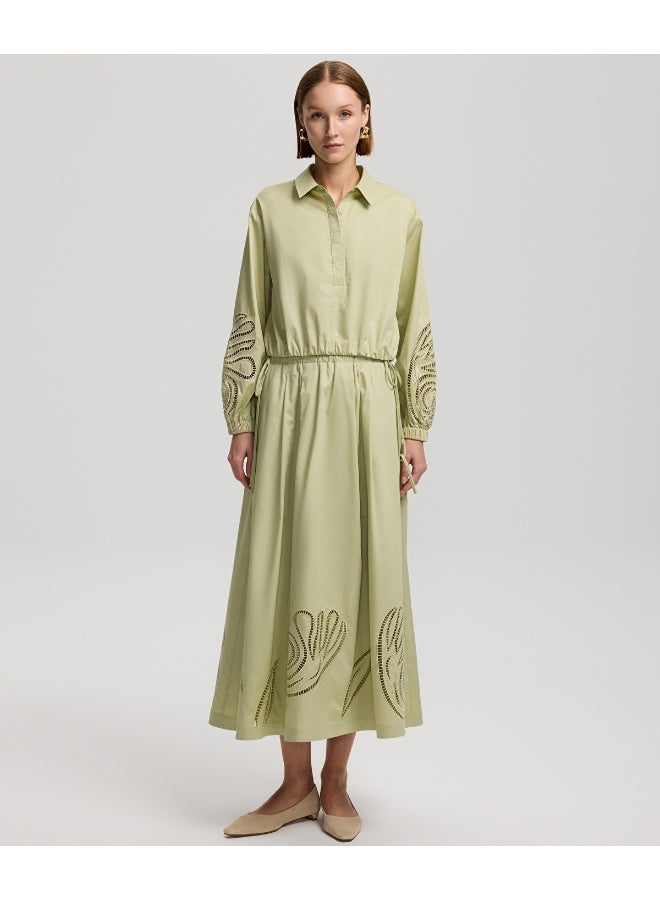 Ipekyol Embroidered Midi Skirt - Image 3