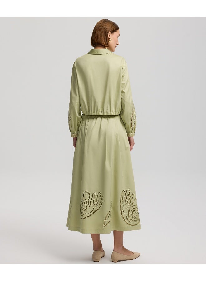 Ipekyol Embroidered Midi Skirt - Image 4