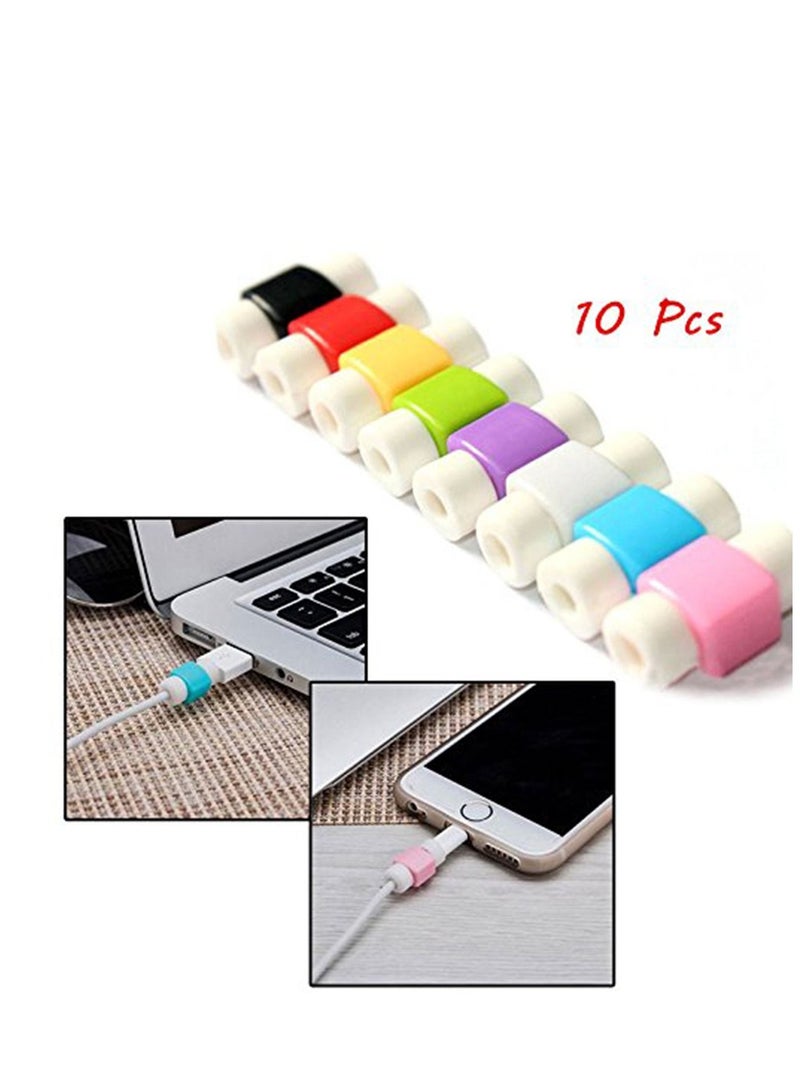 SYOSI Practical Cute Cartoon USB Cable Protector Cover Cases For IPhone/Ipad Headset Charger Cord 10Pcs - Image 3