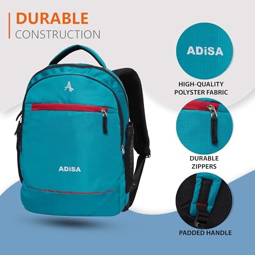 ADISA Casual Backpack School College Bag Pack (BP060-GRN) Green - Image 4