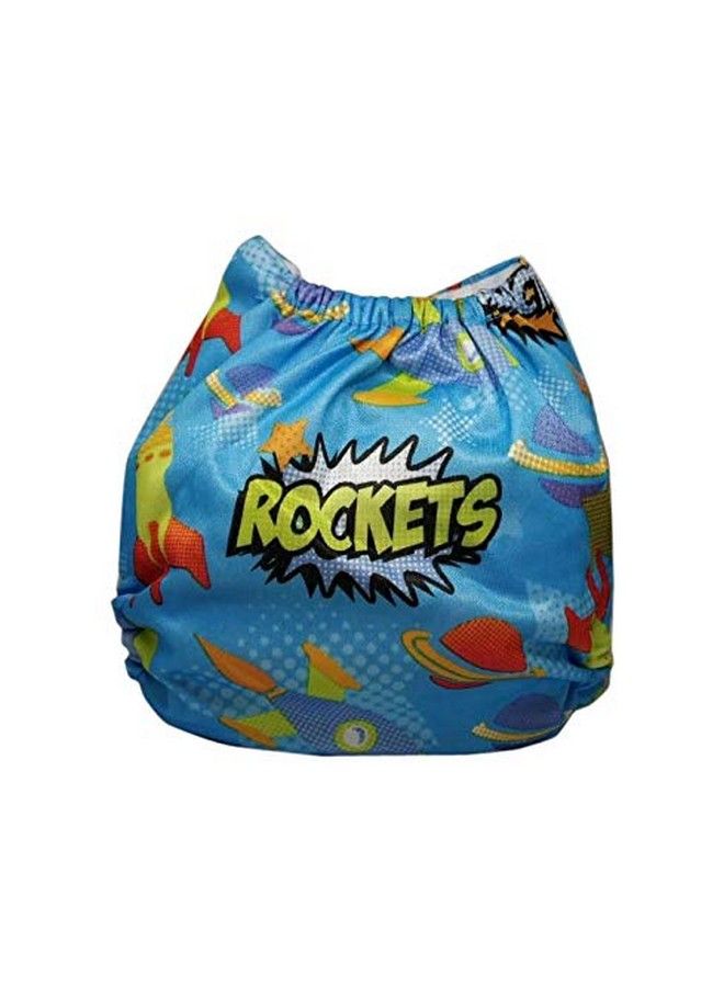Mummamia Baby Reusable Pocket Cloth Diaper With 2 Microfiber 4Layer Inserts Free Size Space - Image 3