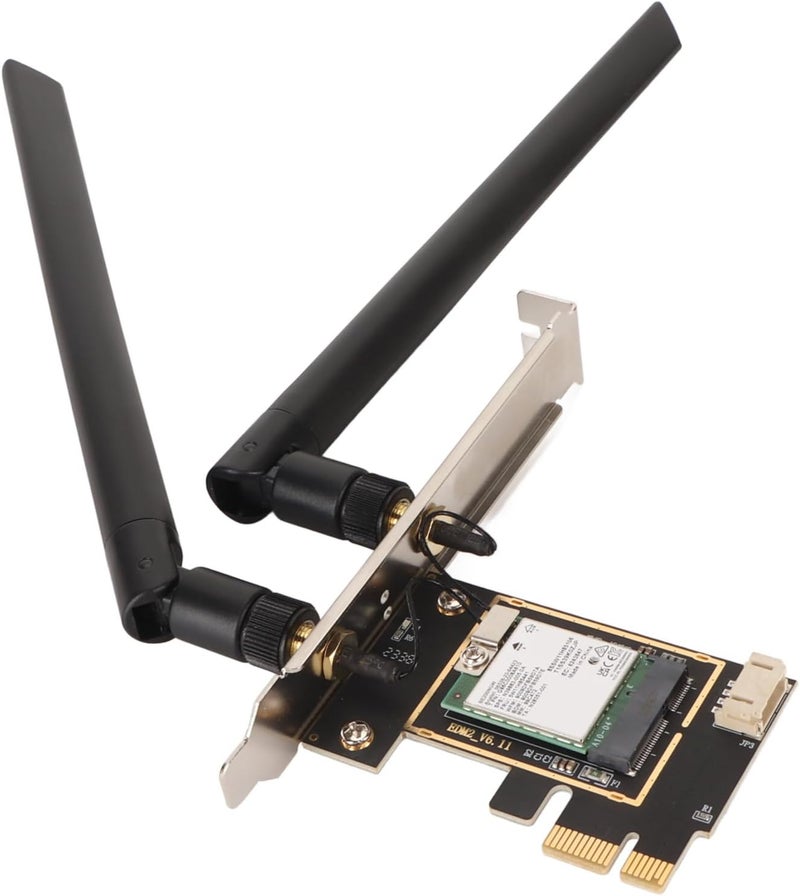 PCIe WiFi Card WiFi 7 Card PCIe with 2.4G 5G 6MU MIMO BT 5.4 WPA4 Encryption 10 11 Linux Chrome OS - Image 5