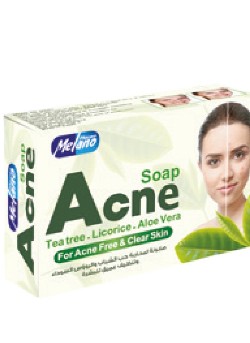 Melano Pharma - Melano Acne-soap Cleanse all the impurities and harmful bacteria - Image 1
