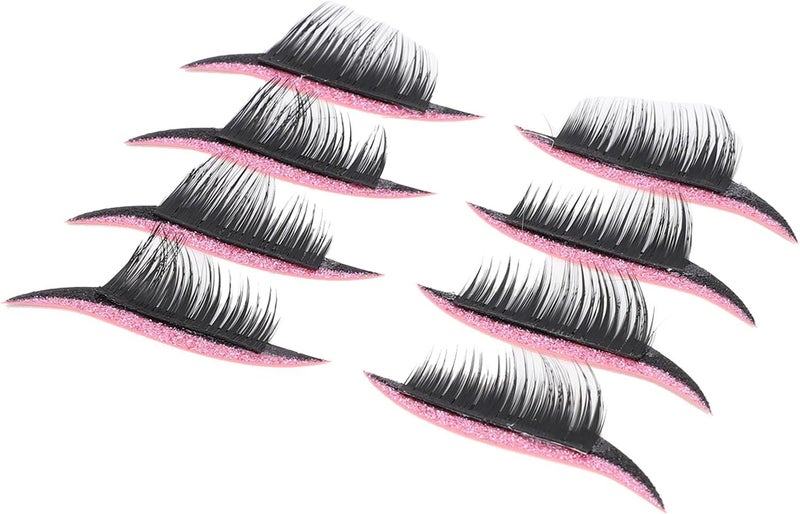 Eyelash Stickers for Hooded & Round Eyes – Comfortable Lightweight Adhesive Eyeshadow Patches, 4 Pairs PE Material (), Fit for -Day Wear & Smudge- Makeup - Image 5