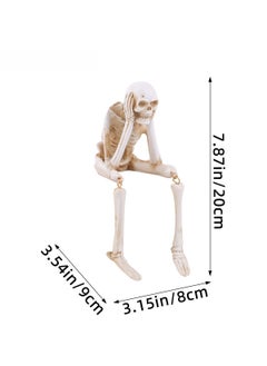 Generic Halloween Skull Resin Decor No Evil Skeleton K2-14 don't listen to skeletons 