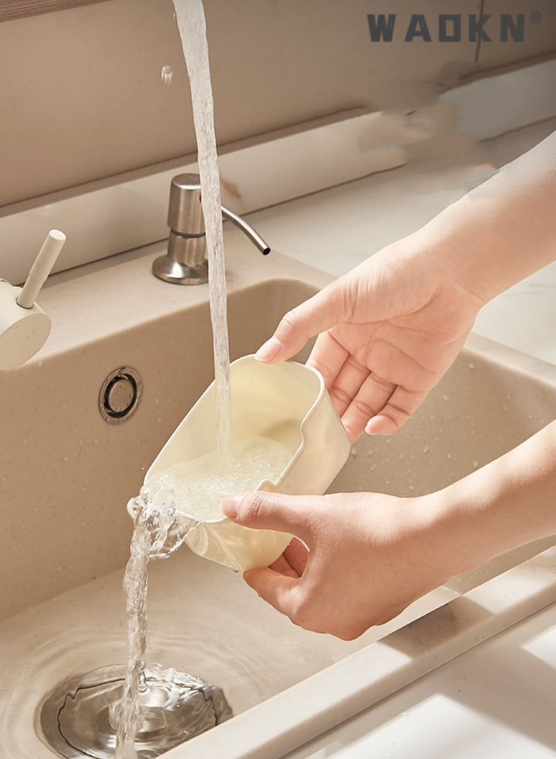 دبليو أيه أو كي أن صواني منفصلة مع غطاء مقبض - محمولة على علبة وجبات خفيفة - وجبات خفيفة مربع حاوية شفافة الحلوى والفواكه والمكسرات والوجبات الخفيفة - مناسبة جدا للحزب ، والترفيه - Image 3