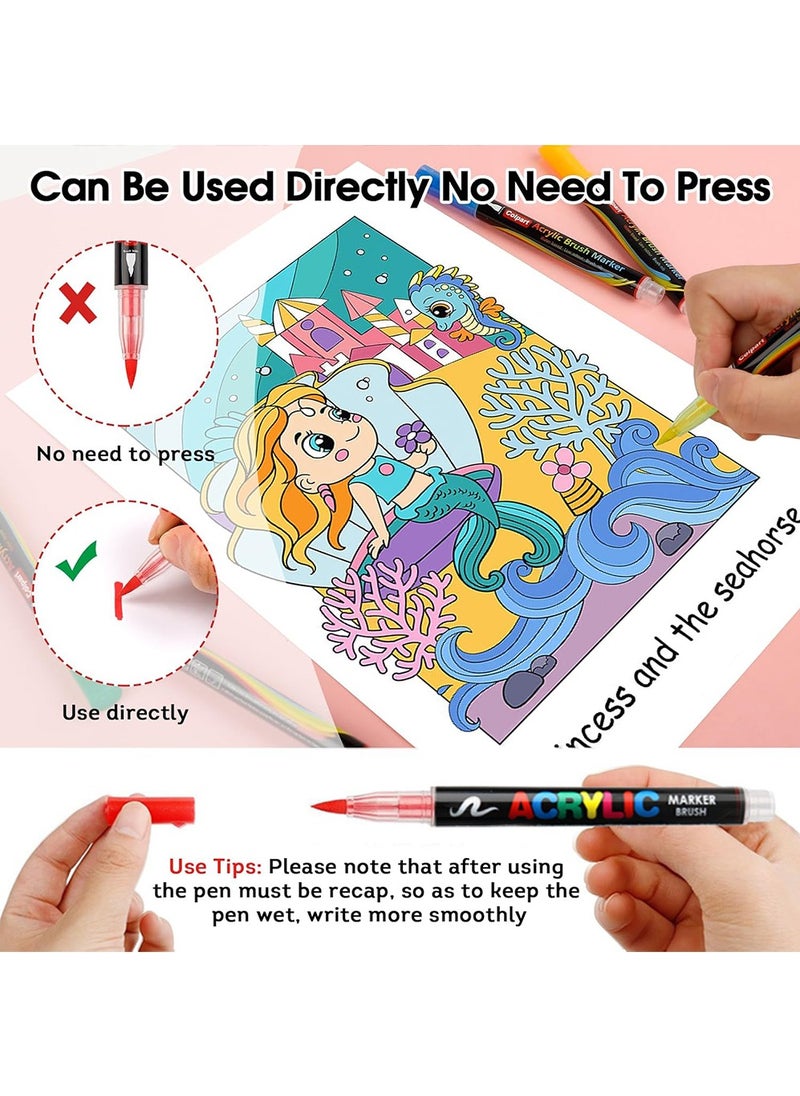 12 Colors Paint Marker Pen,Acrylic Paint Markers Calligraphy Art Markers for Lettering,Card Making,Rock Painting,Stone,Ceramic,Glass,Wood Canvas,Metal,DIY Art Crafting - pzsku/Z35BB0C94D04F22A70F04Z/45/_/1735267656/c9768898-3857-4926-ba45-4b7d6a8c30b0