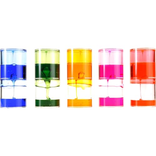 PowerTRC Liquid Motion Spiral Timer Fidget Calming and Soothing Desktop Toy Sensory Visual Toy Beautiful Ooze Tube for Autism Anxiety ADHD - Image 5