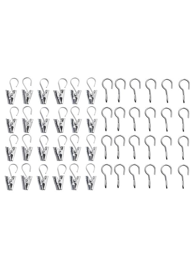 erorex Curtain hook with clip, 24 pack - Image 1