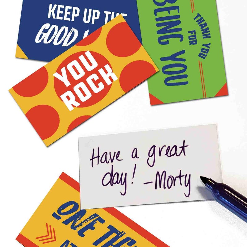 GSM Brands Motivational Cards for Employee Appreciation - Set of 60 Inspirational Kindness Cards (2" x 3.5") - Image 3