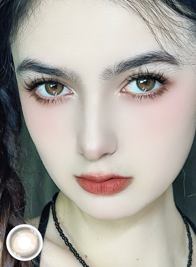 سيدة جديدة عدسات لاصقة ملونة بنية من فريش ليدي للاستخدام السنوي - Image 4