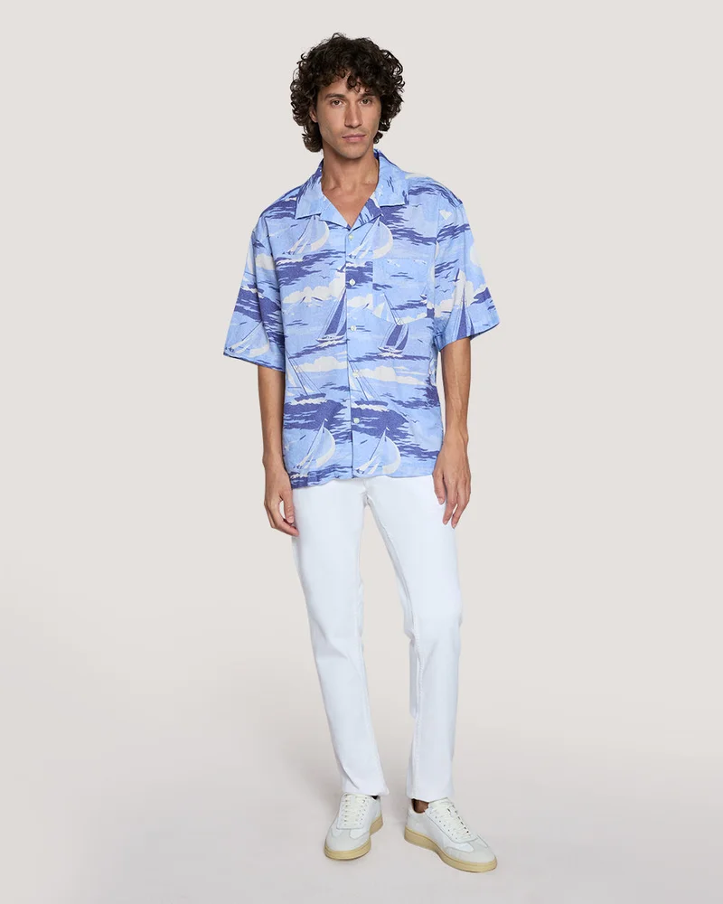 غانت قميص Gant Rel Sailing Print Ss