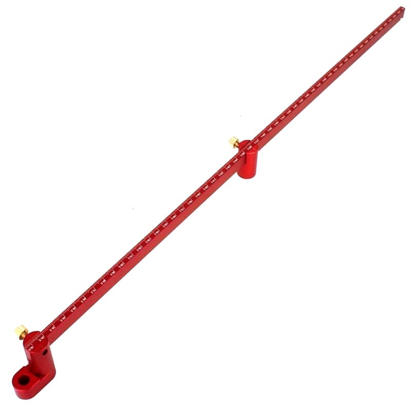 JCFANTS 550mm Circle Compass, Large Woodworking Compass Scriber, Drawing Tool (Red) - Image 1