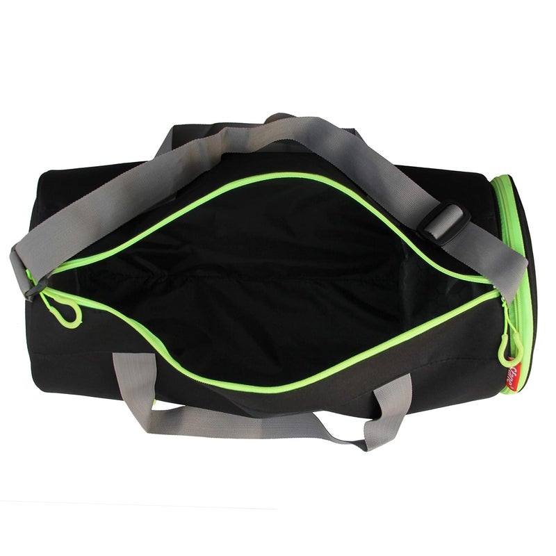 SFANE Gym Bags for Men with Separate Shoe Compartment Sports Gym Bag for Women Duffle Bags for Gym, Duffel Bags Sports Bag - Green & Black - Image 4