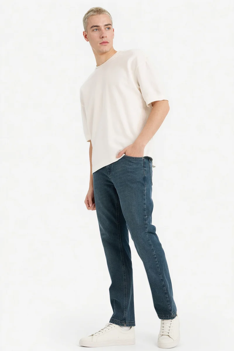 Defacto Sergio Regular Fit Normal Waist Straight Leg Jeans