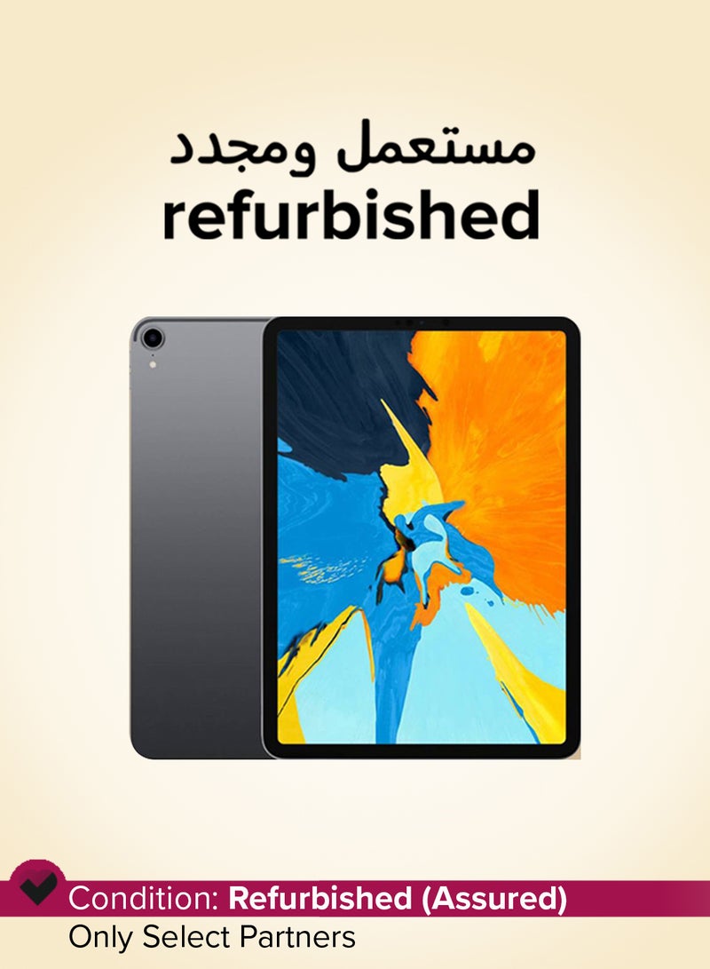 ابل  مجدّد - آيباد برو 2018 (الجيل الثالث) 11 بوصة 64GB واي-فاي باللون الرمادي الفضائي مع فيس تايم - النسخة الدولية - Image 1