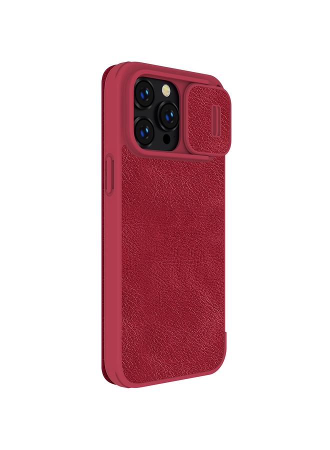 Nillkin Case For iPhone 14 Pro QIN Series Pro Crazy Horse Texture Leather Case - Image 3