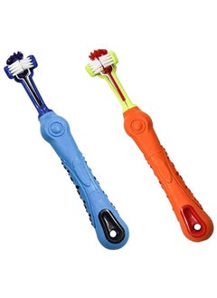 2 Pcs Three Sided Pet Toothbrush Dog Brush Addition Bad Breath Tartar Teeth Care Dog Cat Cleaning Mouth - pzsku/Z35BBF3CD9EEA04E64CBFZ/45/_/1684980614/a3cf29de-5666-4734-846c-3127fc02952b