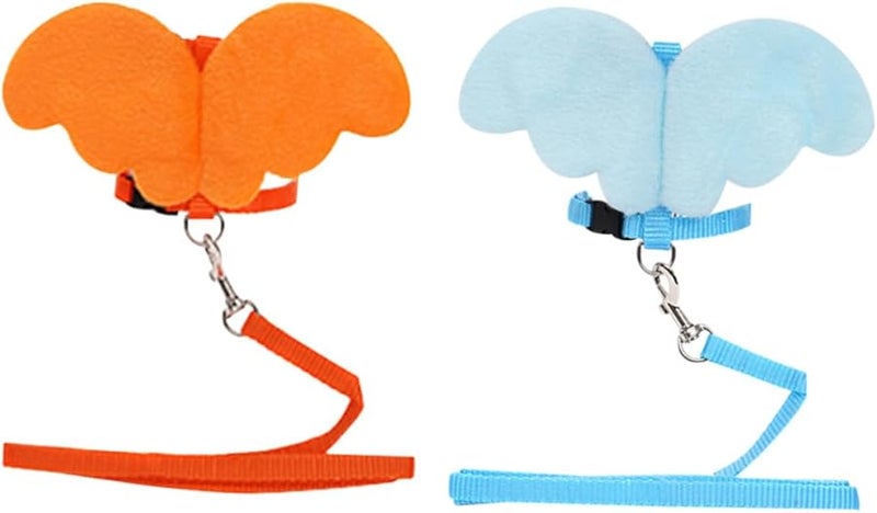 Angel Shape Cat Harness Vest Lightweight Breathable Multicolor for Walking Outdoor - Image 1