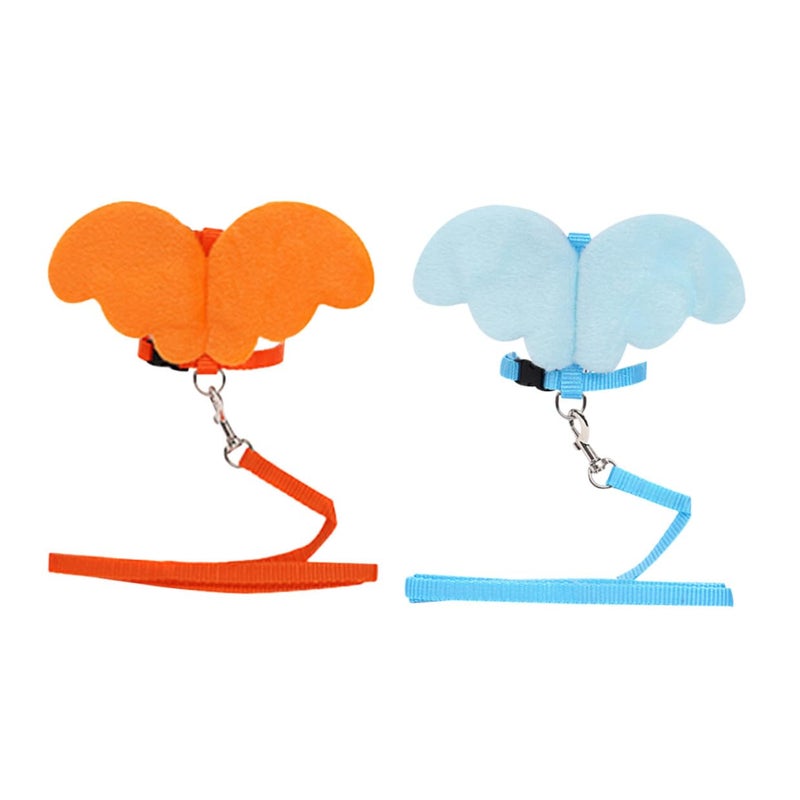 Angel Shape Cat Harness Vest Lightweight Breathable Multicolor for Walking Outdoor - Image 2