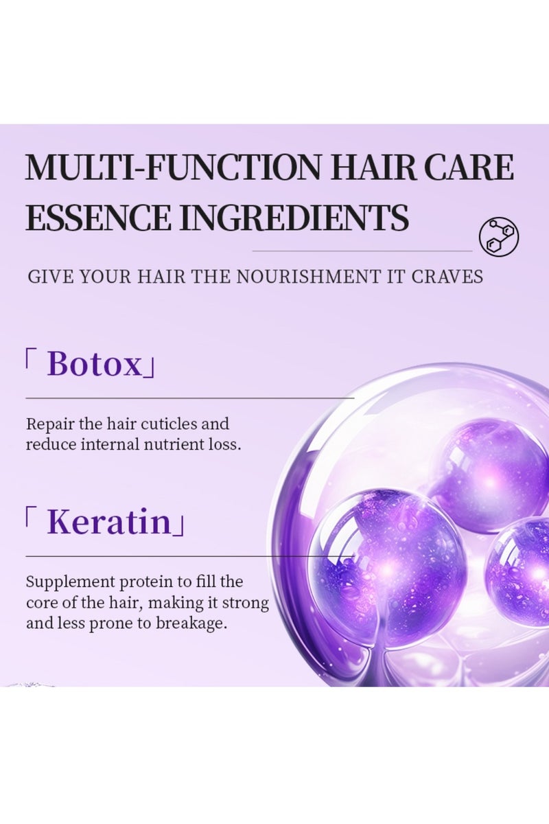 Kormesic 100ml Botox Keratin Hair Enhancing Oil for Strengthens Hair Roots & Reduce Hair Loss - Image 3