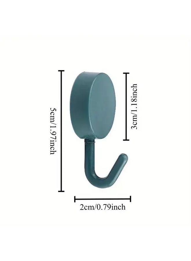 30pcs Pastel And Bold Color Adhesive Wall Hooks Damage Free Hanging Heavy Duty For Kitchen Bathroom Entryway - Image 3