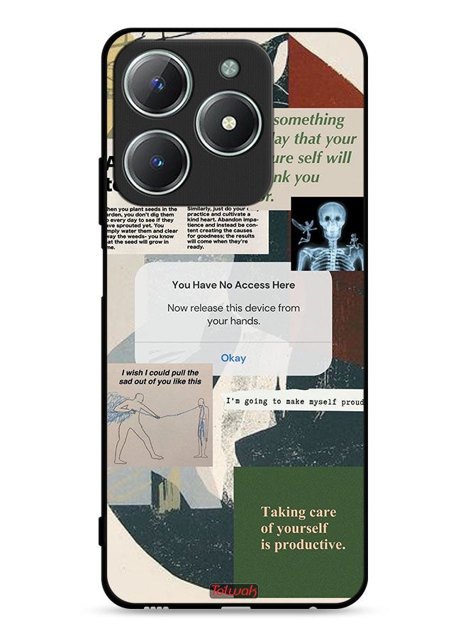 Tolwak غطاء حماية Realme C63 4G - اسمح لنفسك بالنمو - Image 1