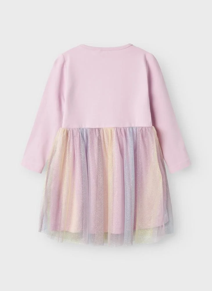 NAME IT Kids Graphic Printed Dress