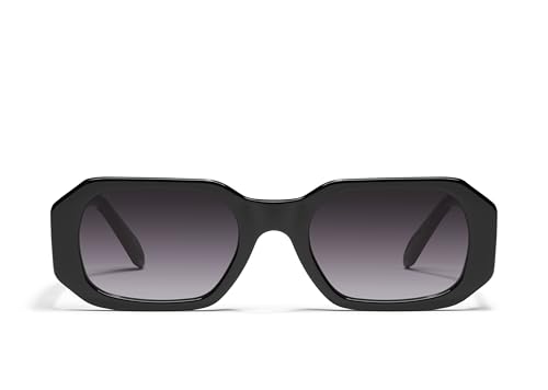 Quay - Womens Sunglasses, Square Lenses with UV Protection (Hyped Up, Black) - Image 3