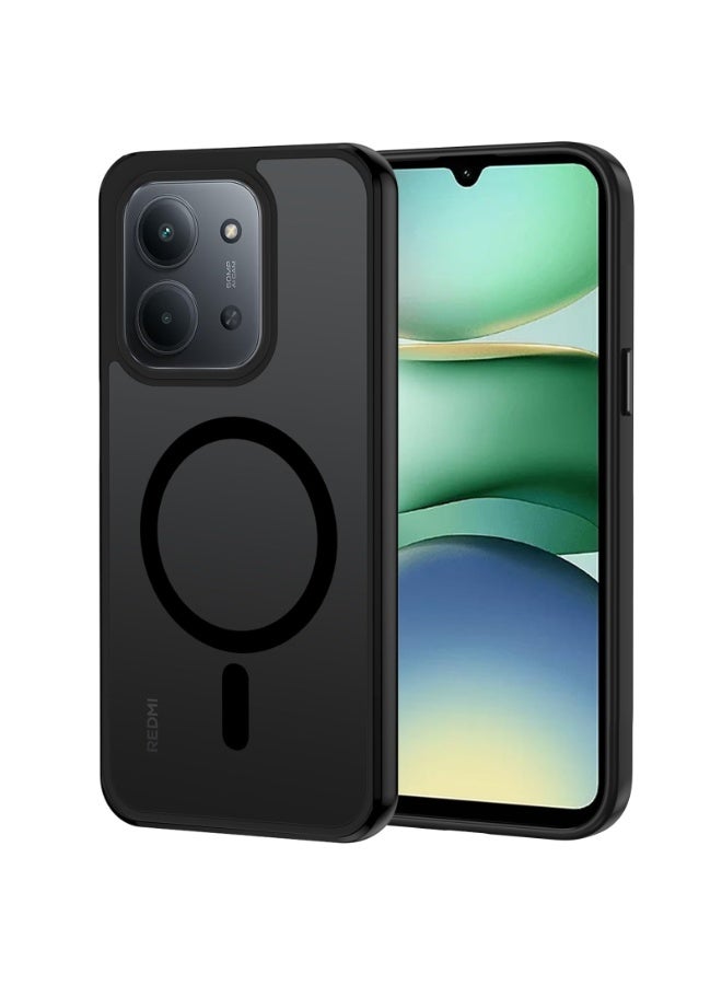 عام مغناطيسي لغطاء شاومي ريدمي 15C 5G، غلاف خلفي نصف شفاف غير لامع رفيع بإطار ناعم 【مضاد للاصفرار وبصمات الأصابع】، غلاف هاتف مقاوم للصدمات لريدمي 15C. - Image 1